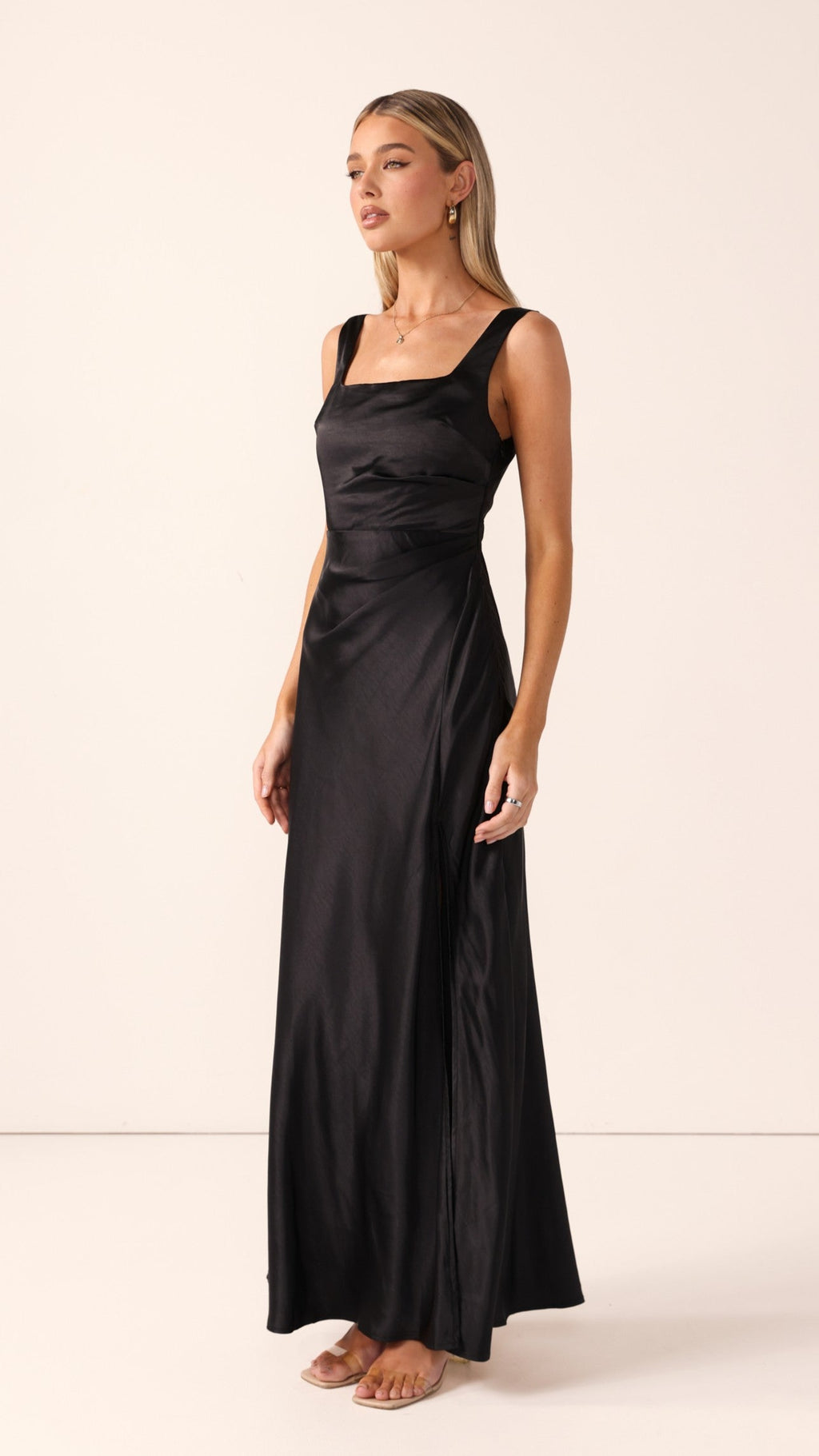 Alaria Maxi Dress - Black - Billy J